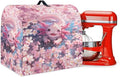 Axolotl Cherry Blossom Stand Mixer Covers Pink Kitchen Decoration Kitchen Aid Mixer Cover Dust Cover with Pockets and Handle Kitchen Accessories Mixer Covers