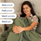 King Size 4 Piece Sheet Set - Comfy Breathable & Cooling Bed Sheets Set - Hotel Luxury Bedding for Women, Men, Kids, Teens, Boys & Girls - Deep Pockets, Soft and Wrinkle Free - Oeko-Tex - Sage Green