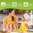 Montessori Kitchen Tools for Toddlers-21PCS Kids Cooking Sets Real-Montessori Cooking Set for Toddlers Kids Chef Set with Children Safe Knives Cutting Set