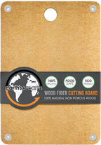 Earth's Dreams Composite Wood Cutting Board – Dishwasher Safe, Non-Toxic Cutting Boards for Kitchen – Large, Medium & Small Non-Slip Wood Charcuterie & Chopping Boards (Tan)