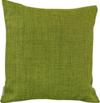 Haven & Glow Decorative Throw Pillow Cover – Square Cushion Case with Zipper | Modern Sofa, Couch & Bed Accent Pillow Covers for Living Room, Bedroom & Home Decor | 18 x 18 inches – Green – Pack of 2