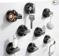 LISEN Magnetic Charging Cord Holder 8-Pack Charging Cord Organizer [1S Click-in], Easy Open Cable Holder with Strong Adhesive, Cable Management Clips Neatly for Nightstand, Desk, Home, Office, Car