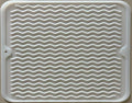 Large 14" x 11" Silicone Dish Drying Mat for Kitchen Counter, Easy clean, Quick Dry, Heat-resistant Dish Drainer Mat for Sink,Refrigerator or Drawer liner (Food Grade Silicone-Translucent)
