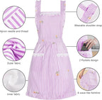 Funny Aprons for Women with Pockets, Kitchen Cooking Grilling Bbq Cute Chef Apron, Mothers Day Birthday Gifts for Women
