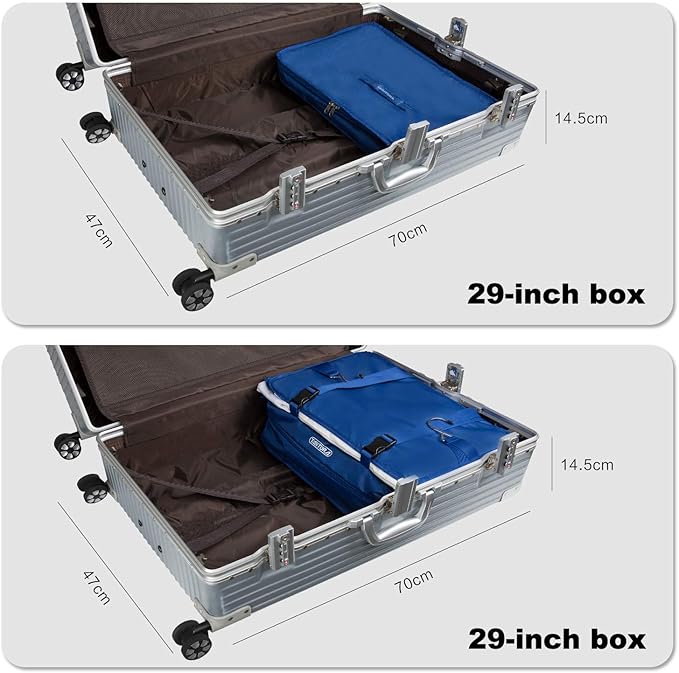 TABITORA Portable Hanging Travel Shelves Bag Packing Cube Organizer Suitcase Storage Large Capacity