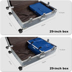 TABITORA Portable Hanging Travel Shelves Bag Packing Cube Organizer Suitcase Storage Large Capacity
