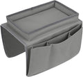 Non-Slip Armchair Caddy with Cup Holder Arm Rest Organizer TV Remote Control Holder Oxford Sofa Tray Chairs Couch Storage Arm Tidy Armrest Bag Bedside Space Saver Bag for Cellphone Magazines Glasses