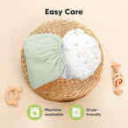 Pack and Play Sheets Fitted - 2-Pack Mini Crib Sheets for Pack N Play Mattress 38x26, Soft & Cozy, Neutral Toddler Playard Bedding, Snug Fitted Mini Baby Crib Mattress Cover Boy, Girl (Wildflowers)