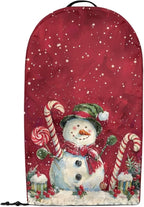 Christmas Blender Dust Cover Stand Mixer or Coffee Maker Appliance Covers with Drawstring Anti Fingerprint Polyester Dust Proof Stain Resistant Blender Cover for Kitchen, Snowman Print