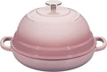 EDGING CASTING Enameled Cast Iron Dutch Oven Pot with Lid, Round Bread Oven for Homemade Sourdough Bread Baking, 6 Quart, Pink