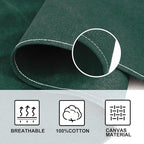 OUNLEN Chef Apron for Men Women Canvas Aprons with 3 Pockets Cross Back Resistant Work Apron for Cooking