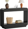 Lulive 43" Waterfall Console Table for Entryway, Wooden Entryway Table, Farmhouse Behind Sofa Table for Living Room, Hallway, Entrance, Couch, Entry, Home Decor