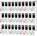 Beeveer Acrylic Key Board with 30 No. Hooks Wall Mount Key Rack Holder Hanger Storage Collection for School, Garage, Car Dealer, Office, Hotel, Real Estate(Transparent)