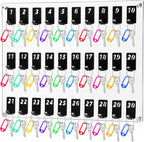Beeveer Acrylic Key Board with 30 No. Hooks Wall Mount Key Rack Holder Hanger Storage Collection for School, Garage, Car Dealer, Office, Hotel, Real Estate(Transparent)