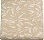 ZonLi Futon Mattress Cover Queen Size for Traditional Japanese Floor Futon Mattress with Zipper,Tatami Floor Sleeping Mat Cover,Super Soft and Machine Washable (64‘’x84‘’, Beige Leaves)