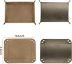 Valet Organizer - Catchall Tray for Jewelry, Wallets, Watches, Keys, Coins, Phones, Glasses - Perfect for Nightstand, Desk, Entryway