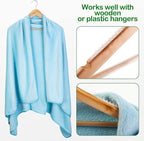 Yalikop 500 Pcs Non Slip Rubber Clothes Hanger Grips Adhesive Clothing Hanger Grip 2.8 x 0.2 Inch Clothes Hanging Accessories with Fins Strips Grippers for Home Stores Use (Clear)
