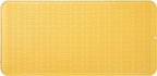 MicoYang Silicone Dish Drying Mat for Multiple Usage,Easy clean,Eco-friendly,Heat-resistant Silicone Mat for Kitchen Counter or Sink,Refrigerator or Drawer Liner Yellow 5XL 36inches x 18inches