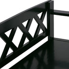 SIMPLIHOME Amherst Entryway Storage Bench - 48 inch Wide Solid Wood Hallway Seat in Black, Transitional Bench for Entryway or Living Room with Lift-Up Lid and Spacious Storage