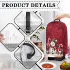 Christmas Blender Dust Cover Stand Mixer or Coffee Maker Appliance Covers with Drawstring Anti Fingerprint Polyester Dust Proof Stain Resistant Blender Cover for Kitchen, Snowman Print