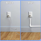 Cord Cover Raceway Kit, 628 in Cable Cover Channel, Paintable Cord Concealer System Cable Hider, Cord Wires, Hiding Wall Mount TV Powers Cords in Home Office, 40 X L15.7in X W0.95in X H0.55in