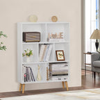 YAHARBO White Bookshelf, 3 Tier Book Shelf