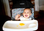 Cosco Kids Highchair for Baby, Simple Foldable High Chair, Convenient, Lightweight, and Compact Design, Elephant Puzzle