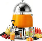 WantJoin Beverage Dispenser With Stand - 3.2 Gallon Drink Dispenser With Ice Core & Fuel Holder, Leakproof Spigot, Visible Container, Drink Dispenser For Cold & Hot Drink Parties Gathering Cafeteria