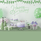 32 Pack Sage Green Plastic Tablecloth for Rectangle Tables, Premium Decorative Sage Disposable Table Cloths for Parties, Rectangle Party Table Cover for Birthday Wedding Baby Shower Party, 54x108 Inch