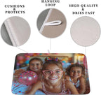 Customized Personalized Image Dish Drying Mat for Dishes 18x24 inch,Custom Any Photo or Text Drying Mat Large Microfiber Dish Drainer Mat Super Absorbent Dish Rack Pad for Coffee Bar Sinks