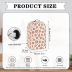 Talayituse Red Dog Paw Heart Print Blender Dust Cover, Fingerprint Protection Cover for Stand Mixer or Coffee Machine, Kitchen Appliance Covers for Stain Dust Resistant Supplies Valentine's Day Decor