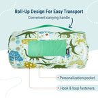 Wildkin Kids Original Nap Mat – Cozy Kids Sleep Mat with Pillow, Ideal for School & Travel - Dinomite Dinosaurs