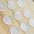 Extremely Soft Clear Glass Table Top Anti Slip Bumper Pads Non-Adhesive Rubber