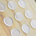Extremely Soft Clear Glass Table Top Anti Slip Bumper Pads Non-Adhesive Rubber