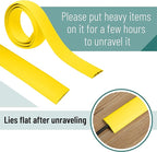 Bates- Floor Cord Cover, 30ft, Cable Cavity 0.6" (W) x 0.31" (H), Heavy Duty Wire Protector, PVC Extension Cords Hider, Protect Cords, Prevent Cable Trips, Cord Hider for Office, Home, Outdoor