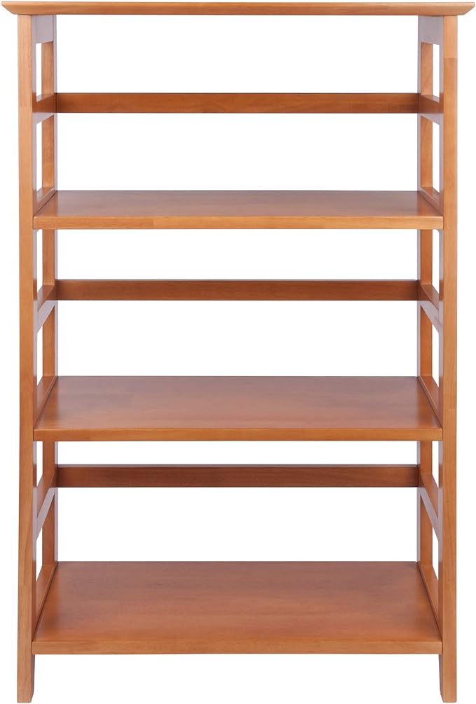 Winsome Studio 3-Tier Bookshelf, Classic Display Bookcase, Functional & Stylish