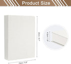 uxcell Decorative Books, 8.7 x 5.9 Linen Fake Books for Decoration Faux Decor Book for Modern Aesthetic Home Office Coffee Table Shelf Desktop Display, Grey White
