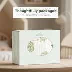 Muslin Bedside Sleeper Bassinet Fitted Sheets, 3 Pack Cotton Baby Sheet for Boys & Girls, Soft, Compatible with Baby Delight, Dream On Me, AMKE and Other Rectangle Mattress (Leaf Green)