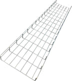 Kable Kontrol Cable Tray- 5 Feet Long - 18" Width, 4” Depth – Wire Mesh Tray Cable Management Rack Cords Organizer Cable Basket, Zinc Plated Steel NEC Approved for Network, Fiber Optic, Cabling