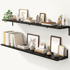 Fun Memories Deep Floating Shelves, 55W x 8D Floating Shelves Set of 2