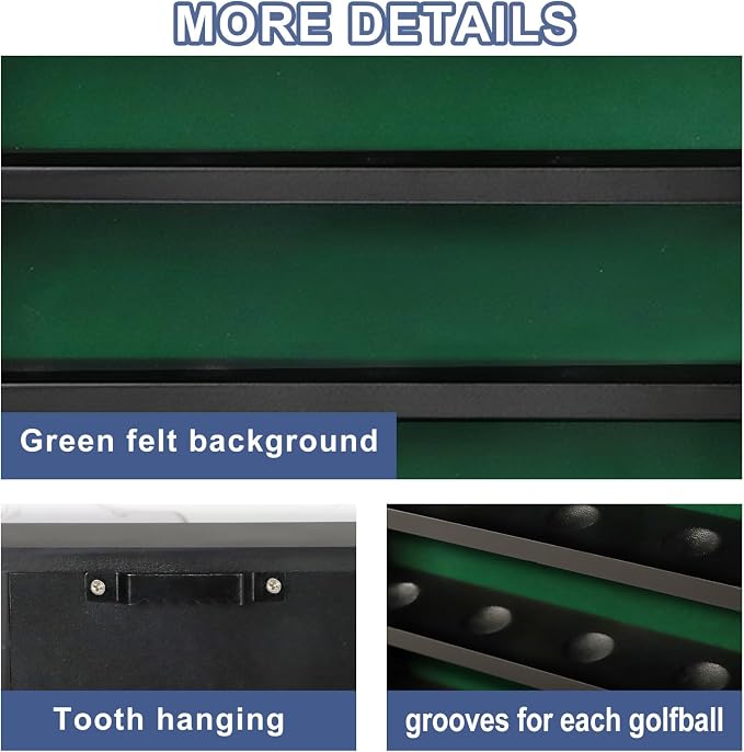 KCRasan 25 Golf Ball Display Case