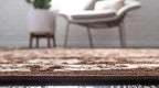 Unique Loom Espahan Collection Area Rug - Cape Cod (2' 2" x 8' 2" Runner, Brown/ Beige)
