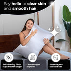 Silvery Silver Infused Bed Sheets Set - Award-Winning Self-Cooling Fabric with Self-Cleaning Silvery Technology™ That Stays Fresh 3X Longer for Hygienic Sleep (Gray, Full)