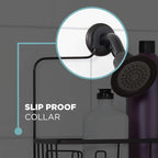Zenna Home Shower Caddy Hanging Bathroom Organizer, Steel Shower Rack with 2 Shelves and Razor Hooks, Rust-Resistant Over Shower Head Caddy Featuring Inverted Bottle Storage, Oil Rubbed Bronze