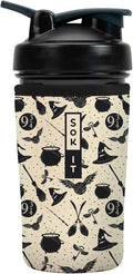Sok It BotlSok Protein Blender Shaker Bottle Sleeve Insulated Neoprene Cover (Wizard's Walk, Fits 24oz Blender)
