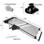Weltonhm Mandoline Slicer for Kitchen, Mandolin and Julienne for Vegetables