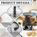 Kitchen Aid Stand Mixer Covers Highland Cow Sunflower Kitchen Appliance Dust Covers Protective Compatible with 6-8 Quart Kitchen Aid Stand Mixer
