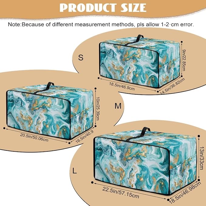 Convection Toaster Oven Dust Cover Washable Fabric Electric Appliance Protector, Easy to Clean Microwave and Convection Oven Dustproof Covers, S, Tea Gold Marble