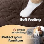 gogobunny 100% Double Sided Waterproof Dog Blanket Soft Pet Bed Cover Reversible Protect Furniture Couch Sofa Car for Puppy Cat Kids (Dark Chocolate/Light Chocolate, 52x82 Inch (Pack of 1))