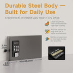 24 Key Lock Box Wall Mount, APP Bluetooth/One Time Password Share/Wi-Fi Remote, Smart Key Cabinet, Key Organizer box, Access Log Tracking Key Management System Apartment, Hotel, Office, House